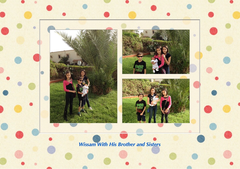 Wissam with Bro and Sis